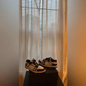 AMIRI Black and White Men's Sneakers